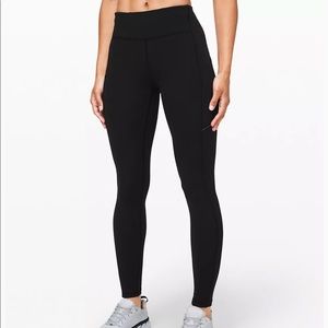 Lululemon Black Reversible Leggings, size 2